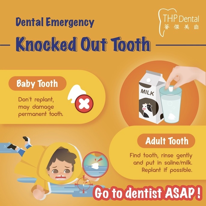 Dental Emergency - Knocked Out Tooth